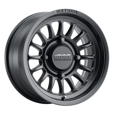 Method MR411 Bead Grip 15x7 / 5+2/38mm Offset / 4x156 / 132mm CB Matte Black Wheel Method Wheels Wheels - Cast  AXOPROS