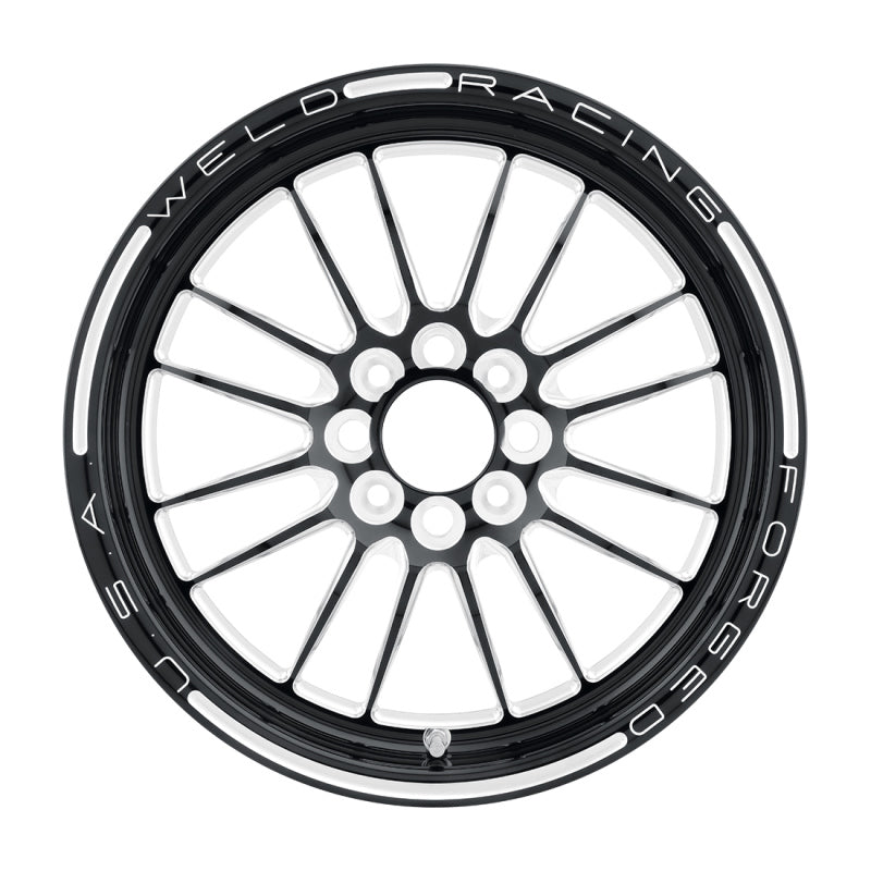 Weld Tuner Import 15x3.5 / 4x100mm BP / 2.25in. BS 1-Piece Black Wheel Weld Wheels - Forged  AXOPROS