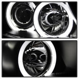 Spyder BMW E90 3-Series 06-08 Projector LED Halo Amber Reflctr Rplc Bulb Blk PRO-YD-BMWE9005-AM-BK SPYDER Headlights  AXOPROS
