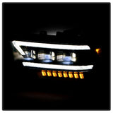 Spyder 19-22 Dodge Ram 2500/3500 (Halogen Model Only) Proj. Headlights (PRO-YD-DR19HDHALAP-SEQ-BK) SPYDER Headlights  AXOPROS