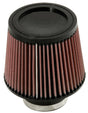 K&N Universal Rubber Filter-Round Tapered 3in Flange ID x 6in Base OD x 6in Top OD x 5in H K&N Engineering Air Filters - Universal Fit  AXOPROS