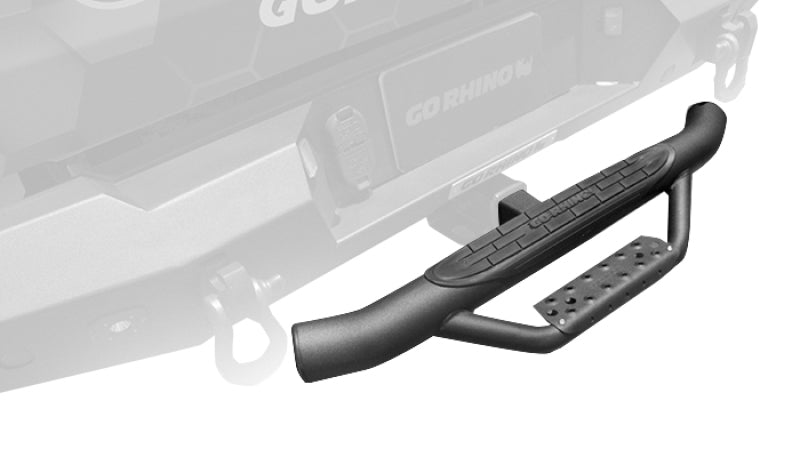 Go Rhino Dominator Hitch Step - Black Go Rhino Hitch Accessories  AXOPROS
