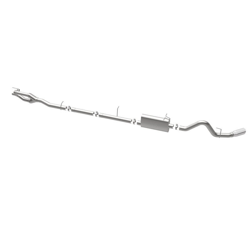 MagnaFlow Sys C/B 11-15 Ford Super Duty F250 6.2L EC CC, SS 3.5in Single Rear Pass Side Ext 5in Tip Magnaflow Catback  AXOPROS