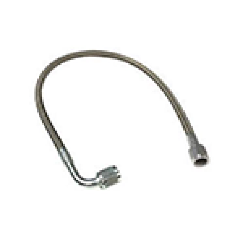 Fragola -4AN PFTE Ext Black Hose Assembly Straight x 90 Degree 30in Fragola Brake Line Kits  AXOPROS