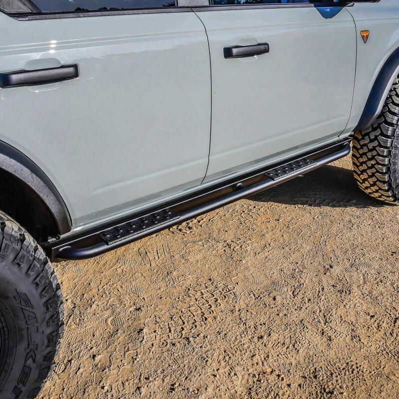 Westin 21-23 Ford Bronco 4dr (Excl. Bronco Sport) Rock Slider - Textured Black Westin Body Armor & Rock Rails  AXOPROS