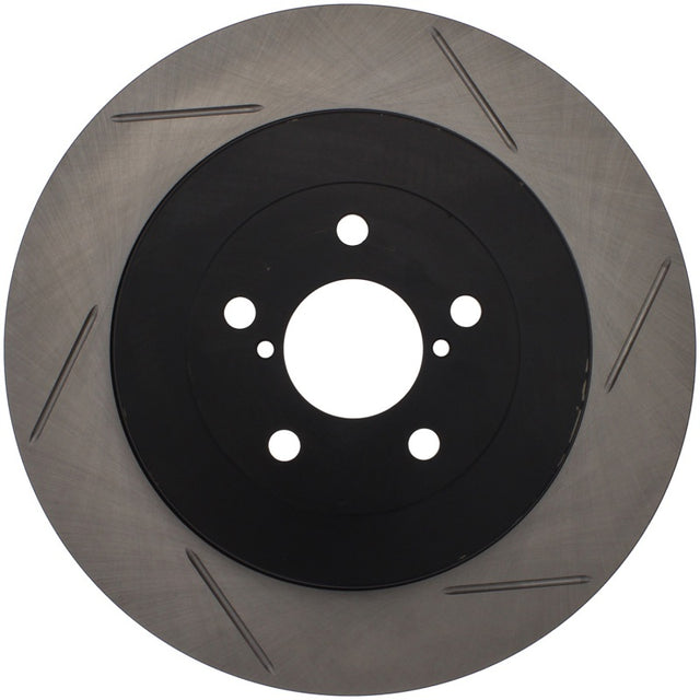 StopTech Power Slot 04 STi Rear Left Slotted Rotor Stoptech Brake Rotors - Slotted  AXOPROS
