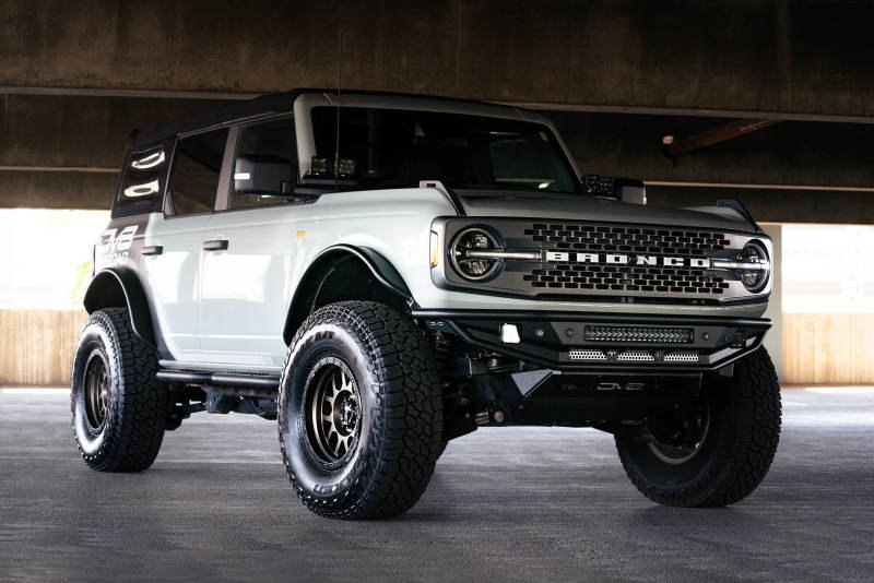 DV8 Offroad 21-22 Ford Bronco Competition Series Front Bumper DV8 Offroad Bumpers - Steel  AXOPROS