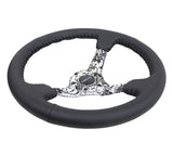 NRG Reinforced Steering Wheel (350mm / 3in. Deep) Blk Leather w/Hydrodipped Digi-Camo Spokes NRG Steering Wheels  AXOPROS