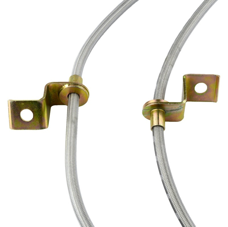 Goodridge 05-14 Ford Mustang (w/ABS) Stainless Steel Brake Line Kit Goodridge Brake Line Kits  AXOPROS