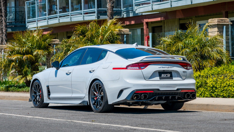 Borla 22-23 Kia Stinger 3.3L V6 Turbo 2.25in Pipe Dia Dual Split Rear Exit S-Type Cat-Back Exhaust Borla Catback  AXOPROS