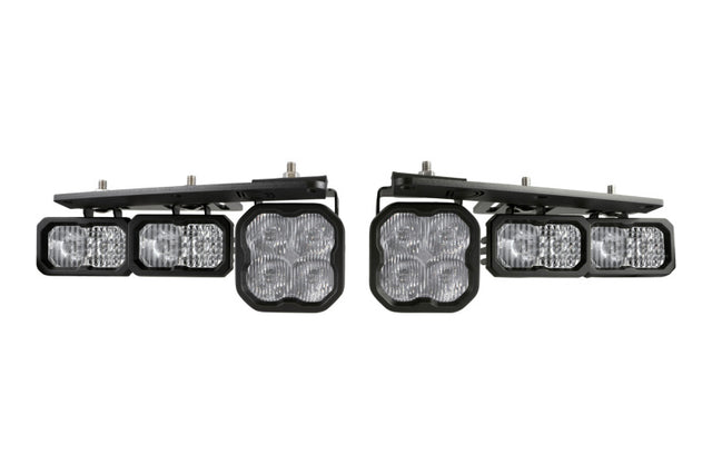 Diode Dynamics 21-Up Ford Bronco Stage Series Fog Pocket Kit - White Sport Diode Dynamics Fog Lights  AXOPROS