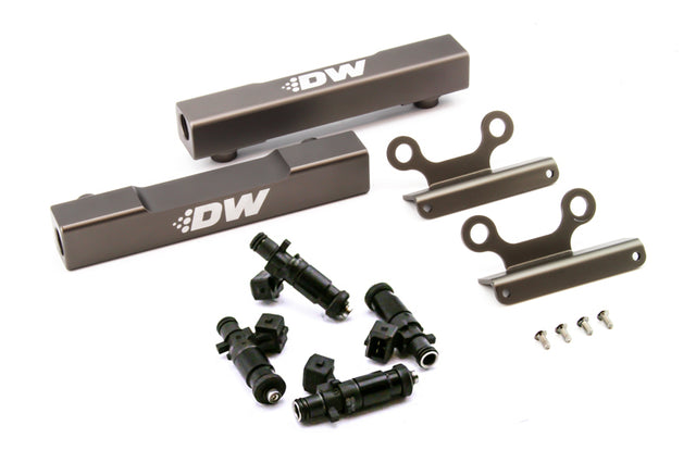 DeatschWerks 02+ Subaru WRX / 07+ STI/LGT Top Feed Fuel Rail Upgrade Kit w/ 1200cc Injectors DeatschWerks Fuel Rails  AXOPROS