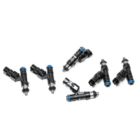DeatschWerks 03-15 350z/370z G35/G37 04-05 GTI R32 / NEO RB25DET 98-02 650cc Top Feed Injectors DeatschWerks Fuel Injector Sets - 4Cyl  AXOPROS