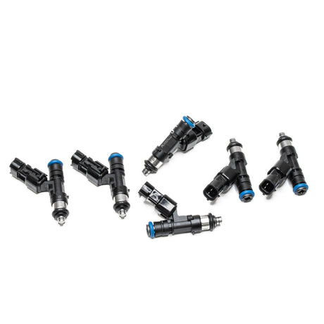 DeatschWerks 03-15 350z/370z G35/G37 04-05 GTI R32 / NEO RB25DET 98-02 650cc Top Feed Injectors DeatschWerks Fuel Injector Sets - 4Cyl  AXOPROS