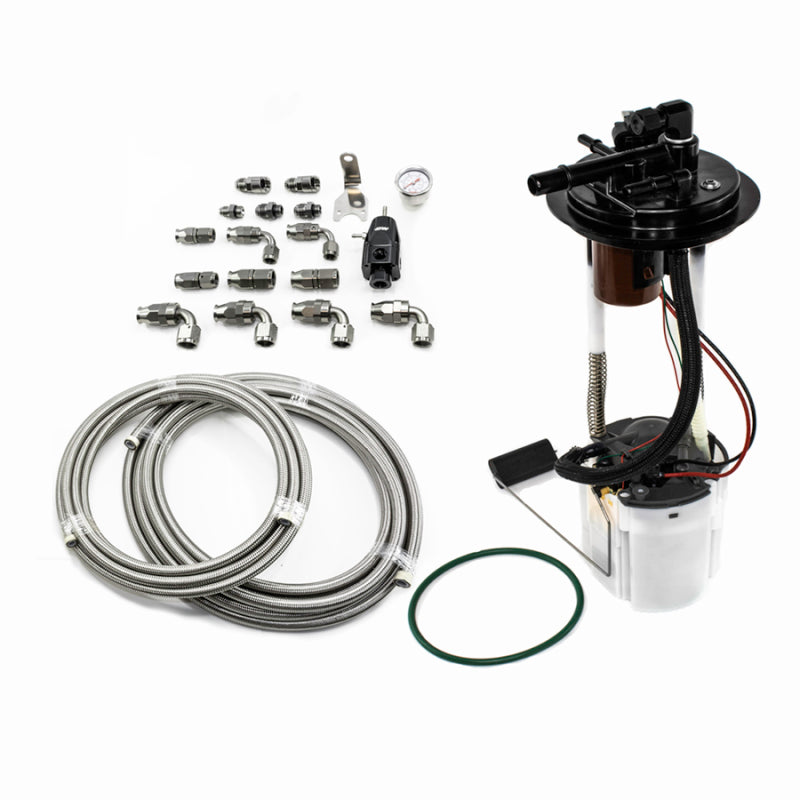 DeatschWerks 05-09 GM Truck DW400 Pump Module w/PTFE fuel lines DeatschWerks Fuel Pumps  AXOPROS