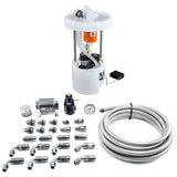 DeatschWerks 06-11 Honda Civic Si K20 DW400 Pump Module & Return Kit w/CPE Fuel Lines DeatschWerks Fuel Pumps  AXOPROS