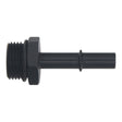 DeatschWerks 10AN ORB Male to 3/8in Male EFI Quick Connect Adapter - Anodized Matte Black DeatschWerks Fuel Components Misc  AXOPROS