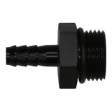 DeatschWerks 10AN ORB Male to 5/16in Male Triple Barb Fitting (Incl O-Ring) - Anodized Matte Black DeatschWerks Fittings  AXOPROS