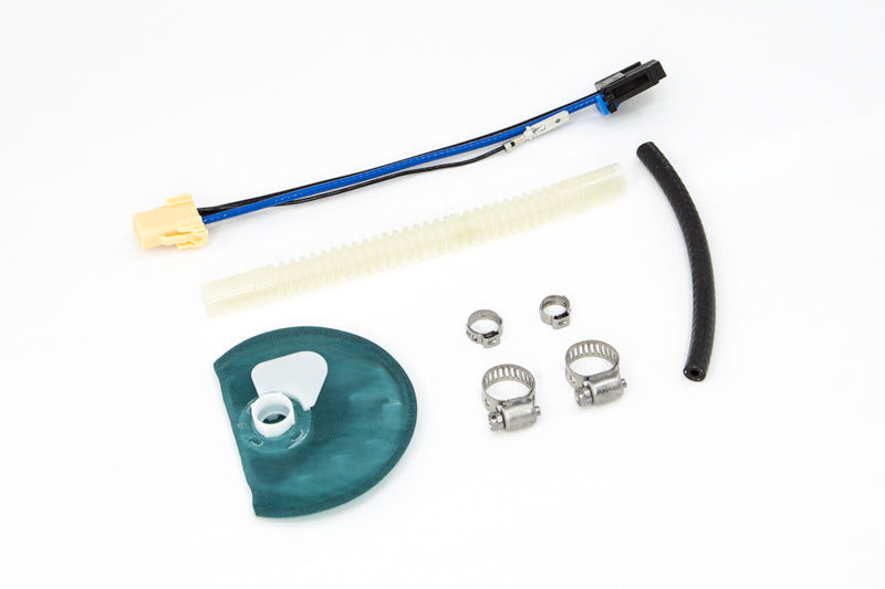 DeatschWerks 15-17 Ford Mustang V6/GT DW400 Fuel Pump Set Up Kit DeatschWerks Fuel Pump Fitment Kits  AXOPROS
