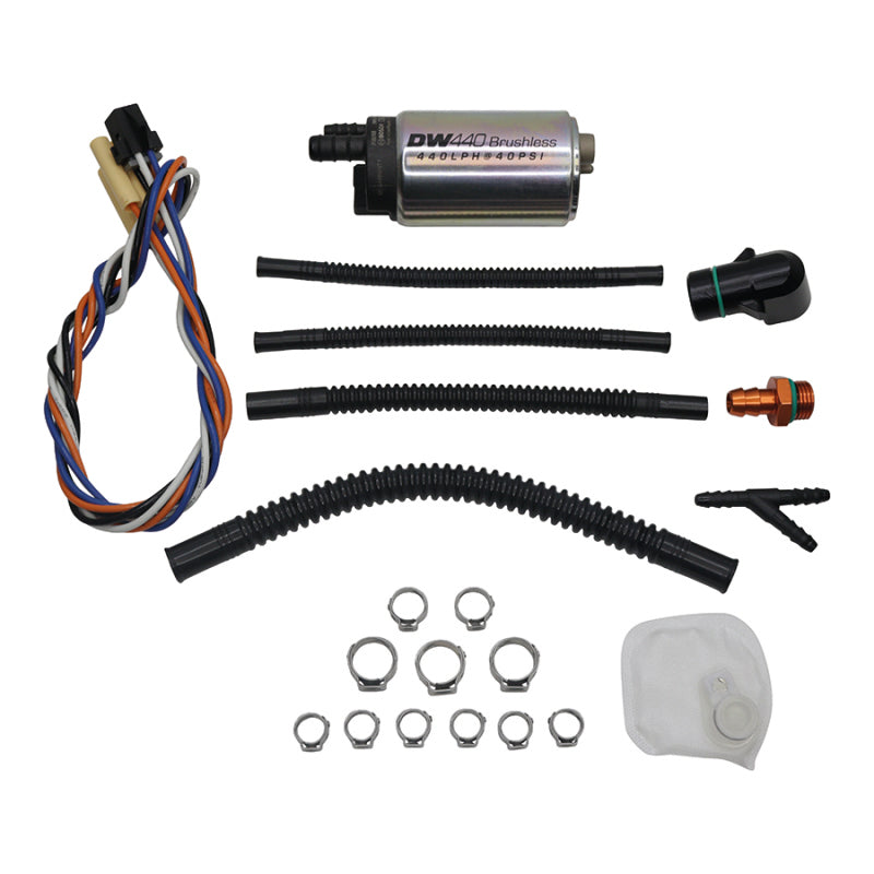 DeatschWerks 2020+ Toyota Supra (A90) DW440 Brushless 440lph In-Tank Fuel Pump w/ Install Kit DeatschWerks Fuel Pumps  AXOPROS