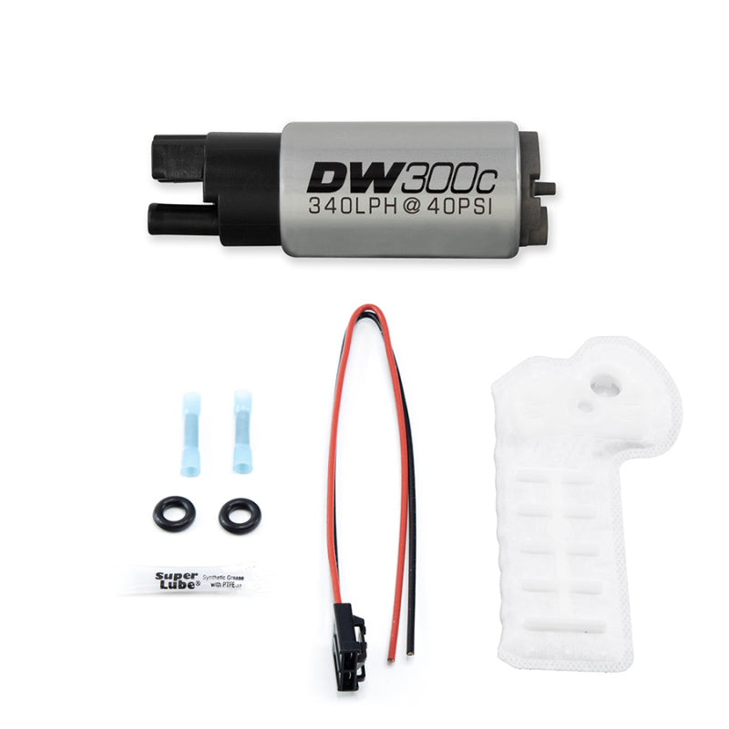 DeatschWerks 340lph DW300C Compact Fuel Pump 17-20 Honda Civic Type R (w/o Mounting Clips) DeatschWerks Fuel Pumps  AXOPROS