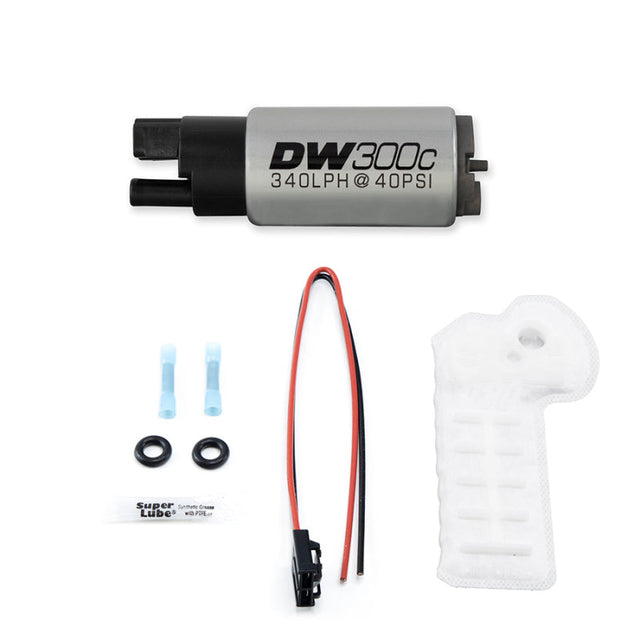 DeatschWerks 340lph DW300C Compact Fuel Pump 17-20 Honda Civic Type R (w/o Mounting Clips) DeatschWerks Fuel Pumps  AXOPROS
