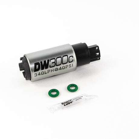 DeatschWerks 340lph DW300C Compact Fuel Pump w/ 02-06 RSX Set Up Kit (w/o Mounting Clips) DeatschWerks Fuel Pumps  AXOPROS