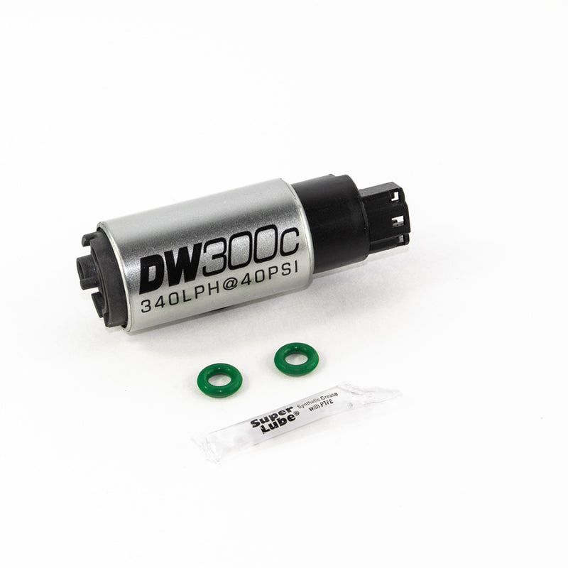 DeatschWerks 340lph DW300C Compact Fuel Pump w/ 02-06 RSX Set Up Kit (w/o Mounting Clips) DeatschWerks Fuel Pumps  AXOPROS