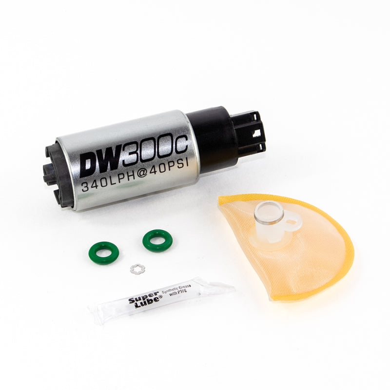 DeatschWerks 340lph DW300C Compact Fuel Pump w/ 06-11 Civic Set Up Kit (w/o Mounting Clips) DeatschWerks Fuel Pumps  AXOPROS