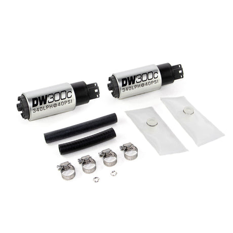 DeatschWerks 340lph DW300C Compact Fuel Pump w/ 99-04 Ford Lightning Set Up Kit (w/o Mounting Clips) DeatschWerks Fuel Pumps  AXOPROS