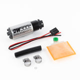 DeatschWerks 340lph DW300C Compact Fuel Pump w/ Universal Install Kit (w/ Mounting Clips) DeatschWerks Fuel Pumps  AXOPROS