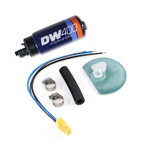 DeatschWerks 415LPH DW400 In-Tank Fuel Pump w/ 9-1045 Install Kit 05-10 Ford Mustang (Except GT500) DeatschWerks Fuel Pumps  AXOPROS