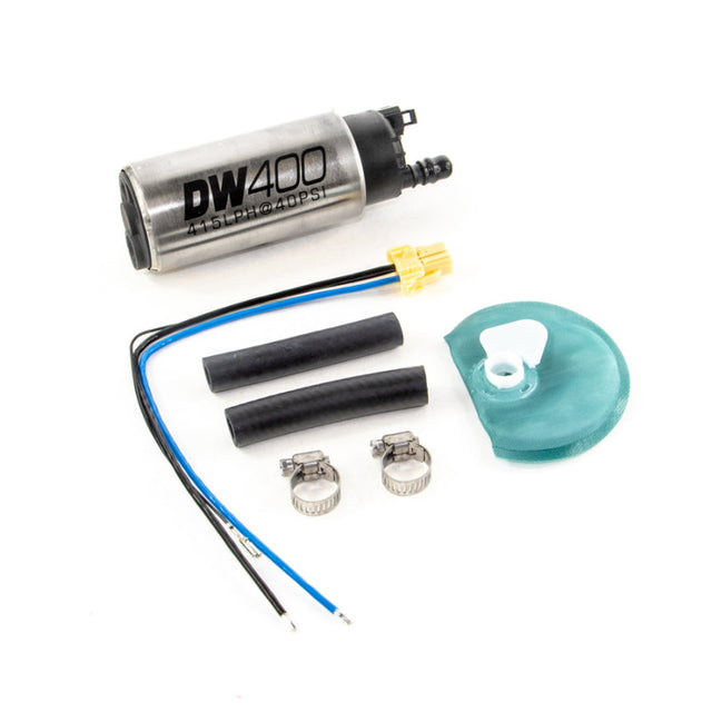 DeatschWerks 415LPH DW400 In-Tank Fuel Pump w/ Universal Set Up Kit DeatschWerks Fuel Pumps  AXOPROS