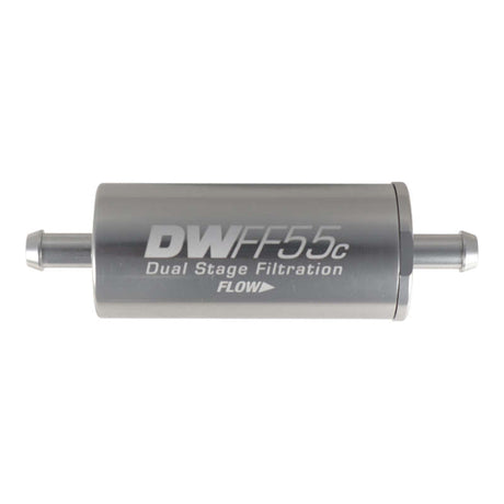 DeatschWerks 5/16in 10 Micron 55mm In-Line Fuel Filter Kit DeatschWerks Fuel Filters  AXOPROS