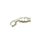 DeatschWerks 6AN Female Swivel 45-Degree Hose End PTFE (Incl. 1 Olive Insert) DeatschWerks Fittings  AXOPROS