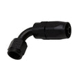 DeatschWerks 6AN Female Swivel 90-Degree Hose End CPE - Anodized Matte Black DeatschWerks Fittings  AXOPROS