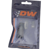 DeatschWerks 6AN Female Swivel Straight Hose End PTFE (Incl 1 Olive Insert) - Anodized Matte Black DeatschWerks Fittings  AXOPROS