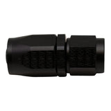 DeatschWerks 6AN Female Swivel Strait Hose End CPE - Anodized Matte Black DeatschWerks Fittings  AXOPROS