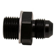 DeatschWerks 6AN Male Flare to M16 X 1.5 Male Metric Adapter (Incl Washer) - Anodized Matte Black DeatschWerks Fittings  AXOPROS