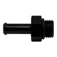 DeatschWerks 6AN ORB Male to 5/16in Male Barb Fitting (Incl O-Ring) - Anodized Matte Black DeatschWerks Fittings  AXOPROS