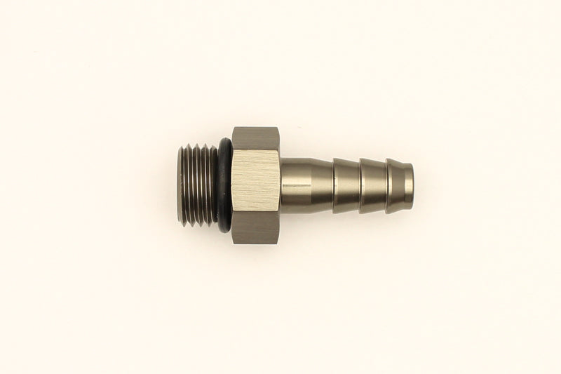 DeatschWerks 6AN ORB Male To 5/16in. Male Triple Barb Fitting (Incl. O-Ring) DeatschWerks Fittings  AXOPROS