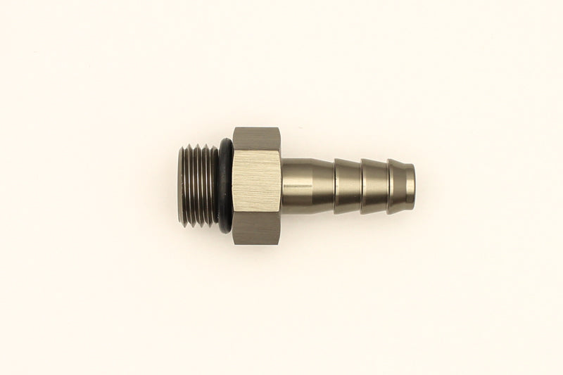 DeatschWerks 6AN ORB Male To 5/16in. Male Triple Barb Fitting (Incl. O-Ring) DeatschWerks Fittings  AXOPROS