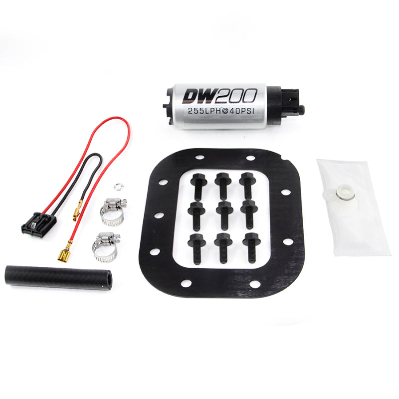 DeatschWerks 84-85 Chevy Corvette 5.7L DW200 255 LPH In-Tank Fuel Pump w/ Install Kit DeatschWerks Fuel Pumps  AXOPROS