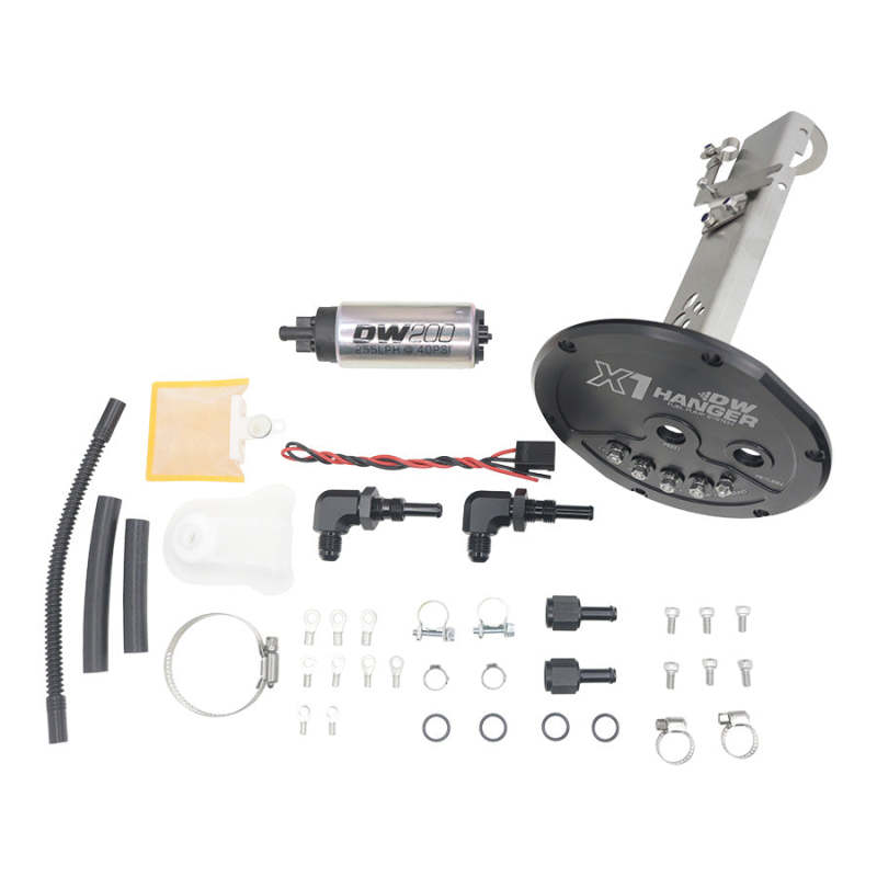 DeatschWerks 89-93 Nissan S13 R32 Skyline (non-GTR) X1 Series Fuel Pump Module w/ DW200 Pump DeatschWerks Fuel Pump Hangers  AXOPROS