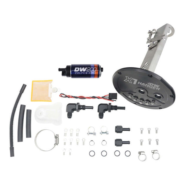DeatschWerks 89-93 Nissan S13 R32 Skyline (non-GTR) X1 Series Fuel Pump Module w/ DW200 Pump DeatschWerks Fuel Pump Hangers  AXOPROS