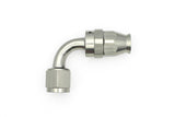 DeatschWerks 8AN Female Swivel 90-Degree Hose End PTFE (Incl. 1 Olive Insert) DeatschWerks Fittings  AXOPROS