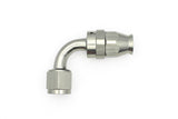 DeatschWerks 8AN Female Swivel 90-Degree Hose End PTFE (Incl. 1 Olive Insert) DeatschWerks Fittings  AXOPROS
