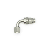 DeatschWerks 8AN Female Swivel 90-Degree Hose End PTFE (Incl. 1 Olive Insert) DeatschWerks Fittings  AXOPROS
