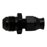 DeatschWerks 8AN Male Flare to 5/16in Hardline Compression Adapter - Anodized Matte Black DeatschWerks Fuel Components Misc  AXOPROS