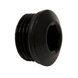 DeatschWerks 8AN ORB Male Plug Low Profile Internal Allen/Hex (Incl O-Ring) Anodized Matte Black DeatschWerks Fitting Caps  AXOPROS